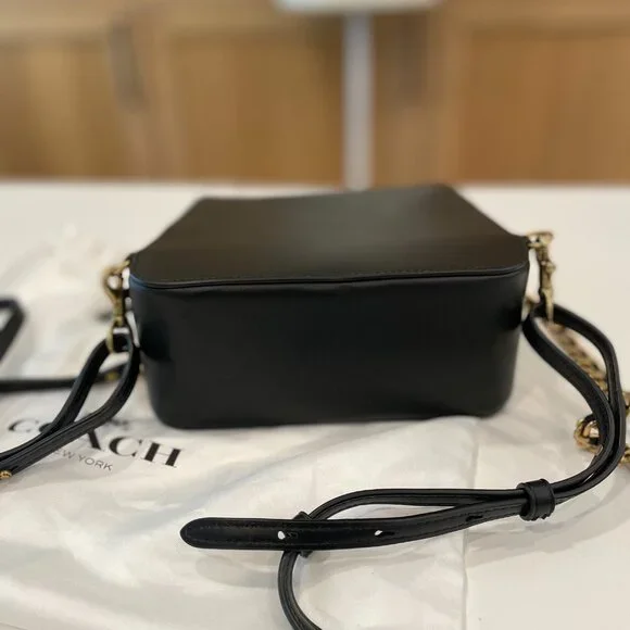 Coach Madison Convertible Backpack 18 in Black Leather - Picture 5 of 13